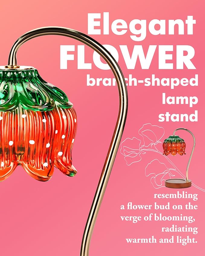 Strawberry Candle Warmer Lamp, Cute Candle Lamp