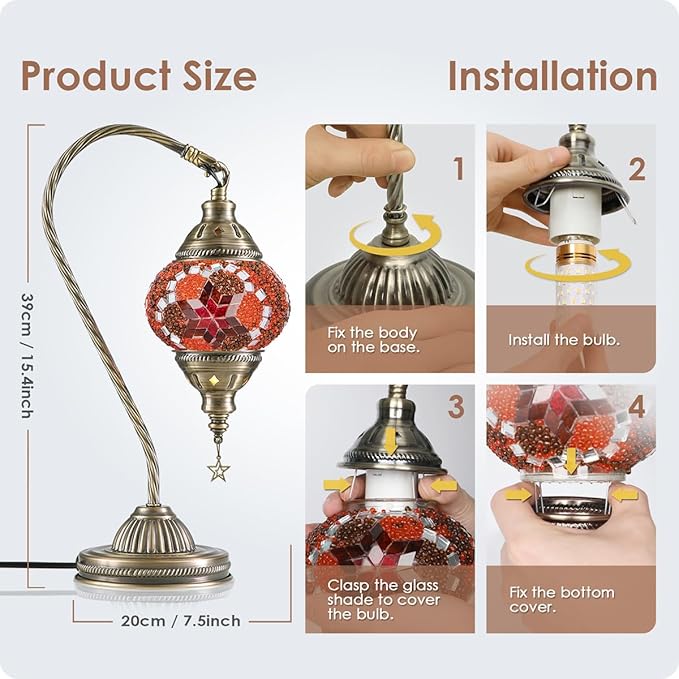 Yarra-Decor Turkish Moroccan Lamp