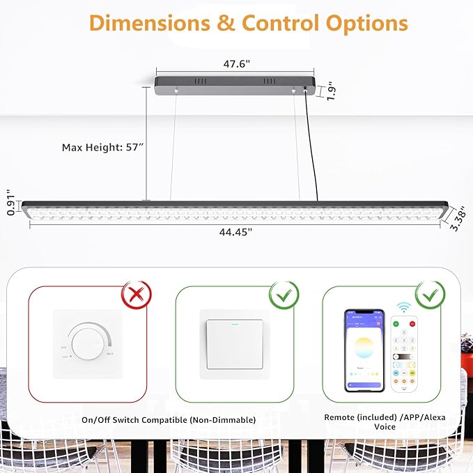 Dimmable LED Pendant Light