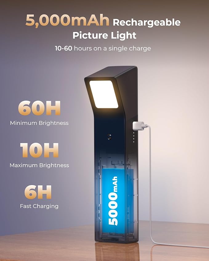 3 Pack Picture Lights for Wall