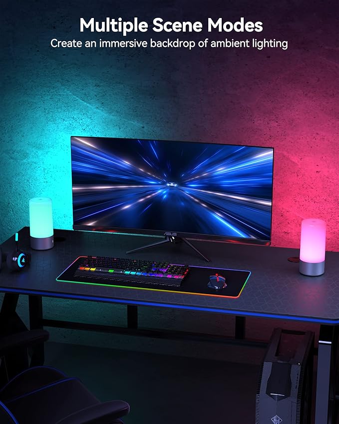 Table Lamp, Bedside Touch Control Lamp