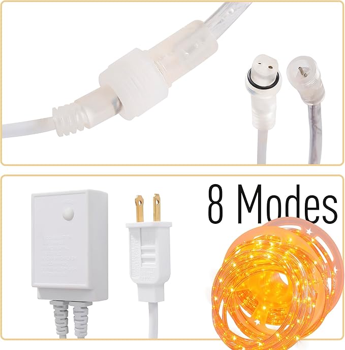 Waterproof LED Rope Lights, Connectable & Flexible