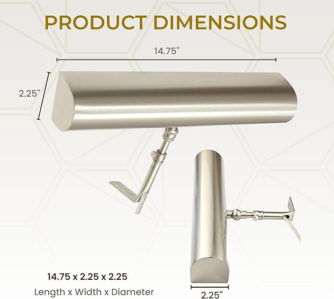 Royal Designs, Inc. Plug-in Picture Light, Gallery Lighting, 12 ft Cord