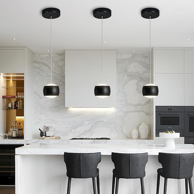 Modern LED Dimmable Pendant Light fixtures, Mini Island Pendant Lighting