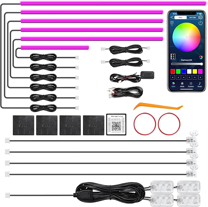 Acrylic Interior Car LED Strip Light