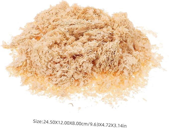 POPETPOP Pet Bedding Supplies 500g Wood Shavings Rabbit Litter Pellets Chicken Coop Bedding