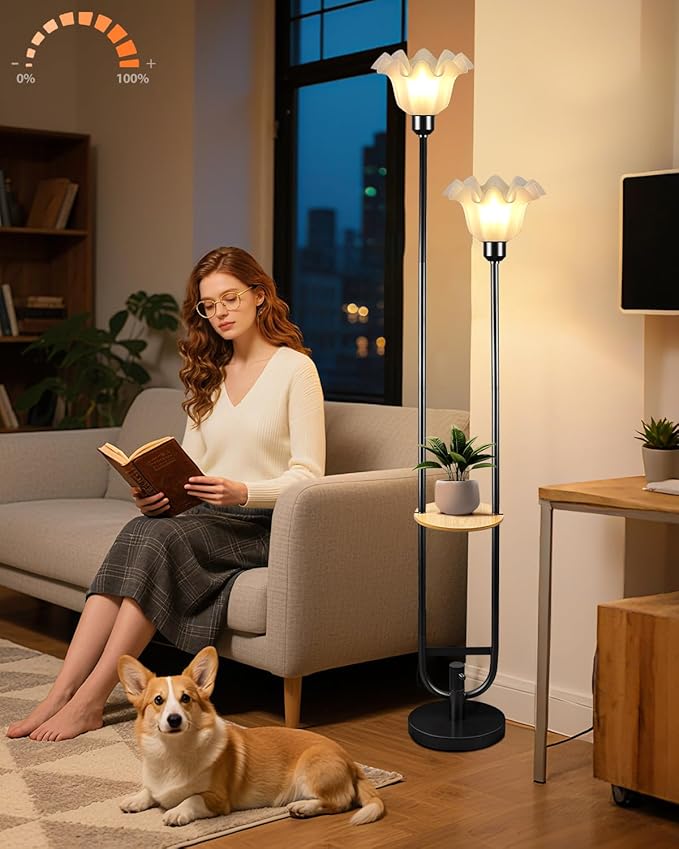 Dimmable Flower Floor Lamps