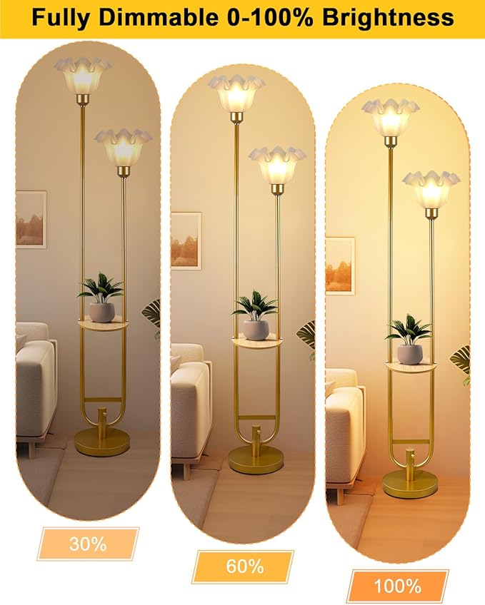 Dimmable Flower Floor Lamps