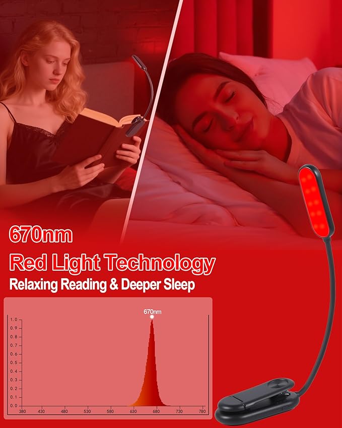 670nm Red Book Light