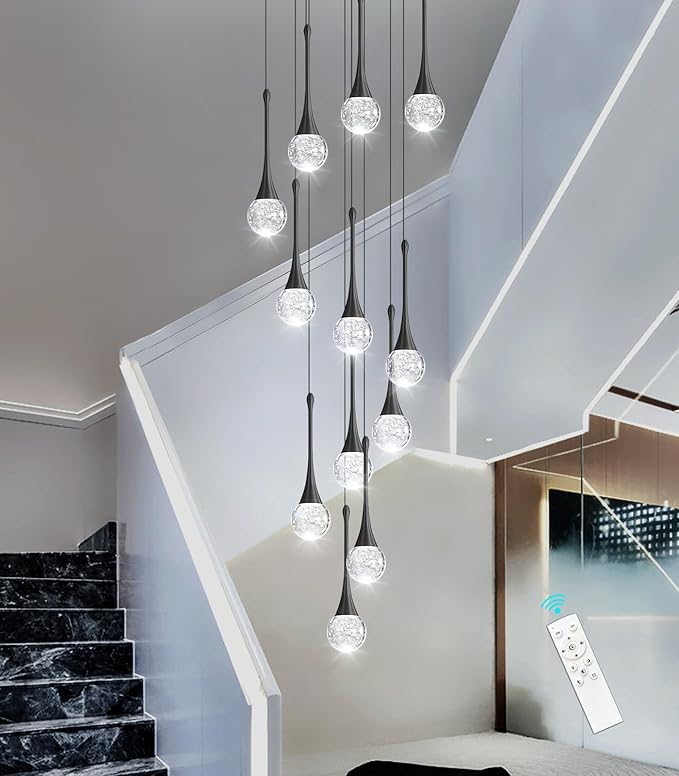 118 inches Modern Glam Crystal Chandelier