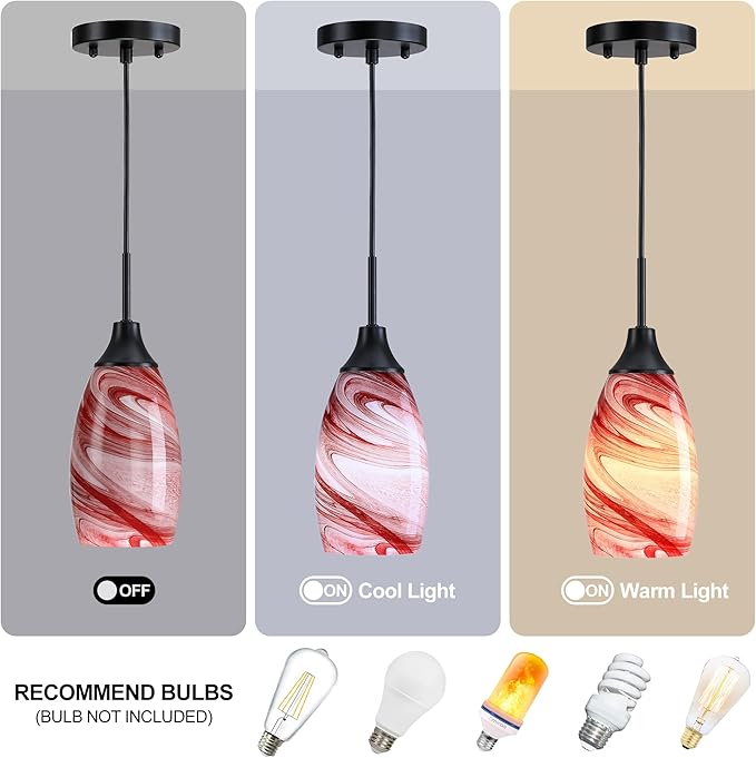 Mini Glass Pendant Light