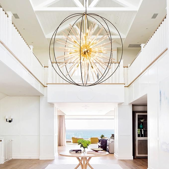 Vezzio 52" Extra Large Globe Chandelier