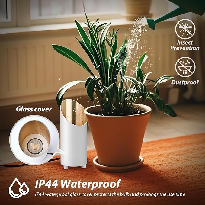 2 Pack Uplighting Indoor, 7W Floor Can Lights