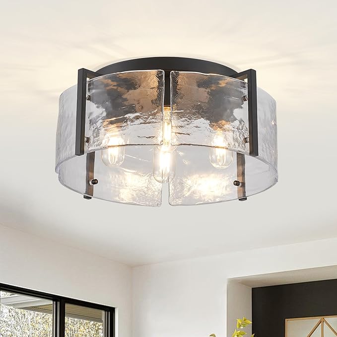 17.3“ Semi Flush Mount Ceiling Light Fixture