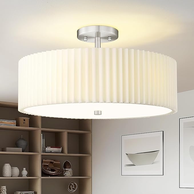 Semi Flush Mount Ceiling Lights, 4-Light 18" Ceiling Light Fixture
