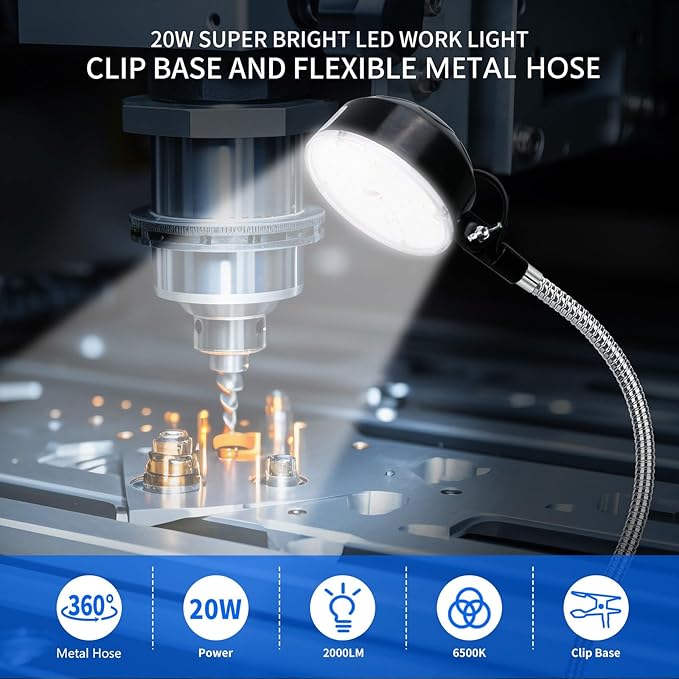 Clamp Light, LED Work Light