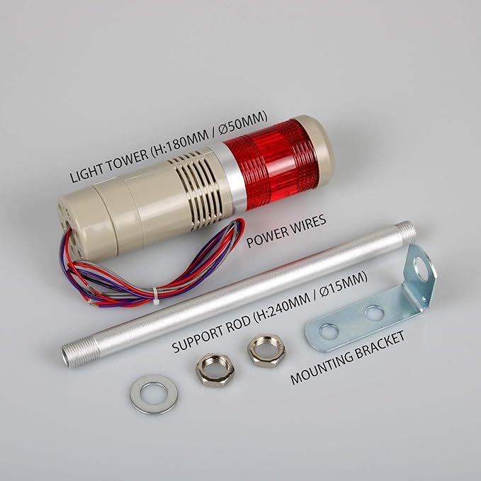 Industrial Signal Light Tower Column LED Alarm Tower Lamp Flash Indicator