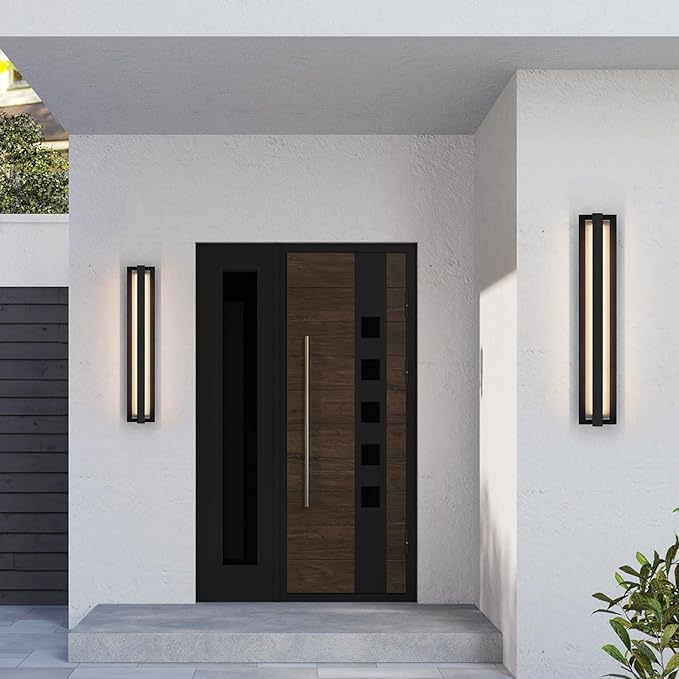 LamQee 31.5" Aluminum Long Outdoor Modern LED Wall Lights