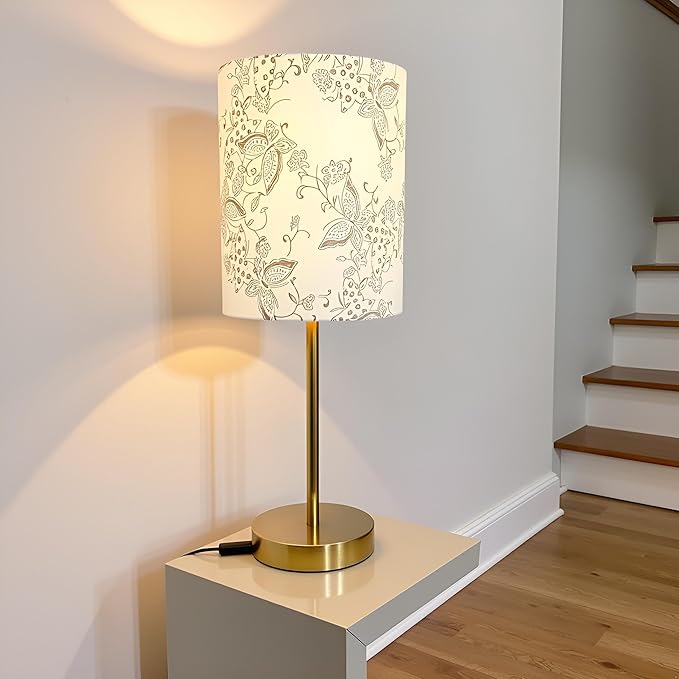 Aspen Creative 31280 Transitional Drum Shaped Spider Fitter Lamp Shade in Cream