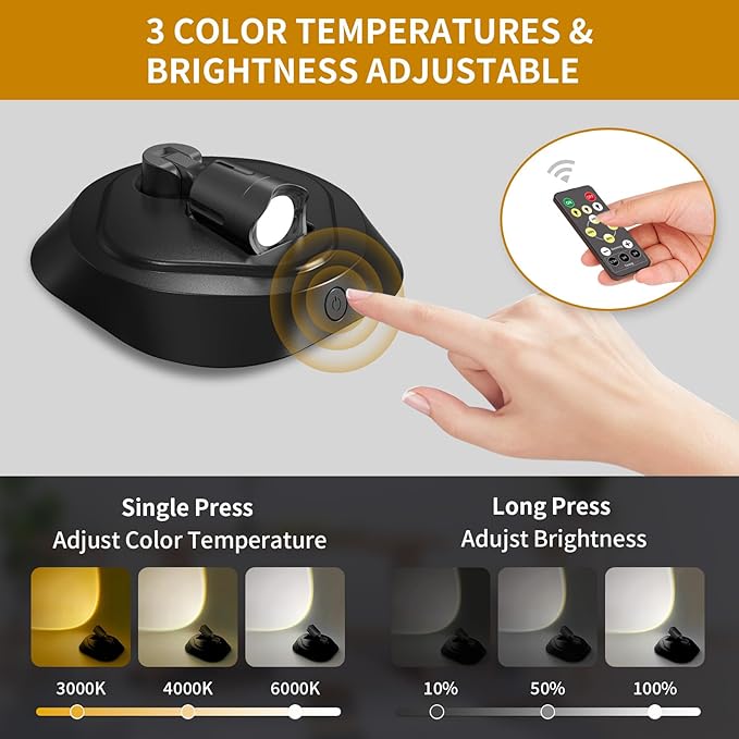 LEASTYLE LED Wireless Spotlights