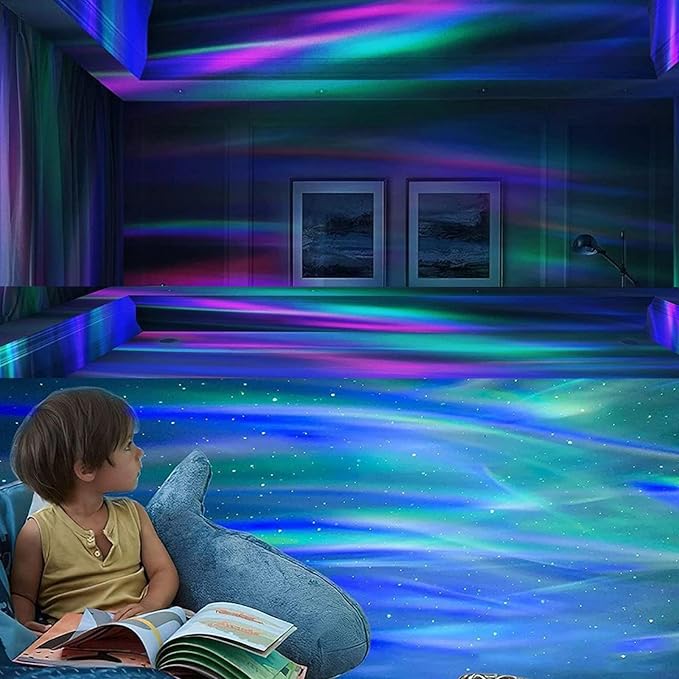 2 in 1 Northern Lights and Ocean Wave Projector
