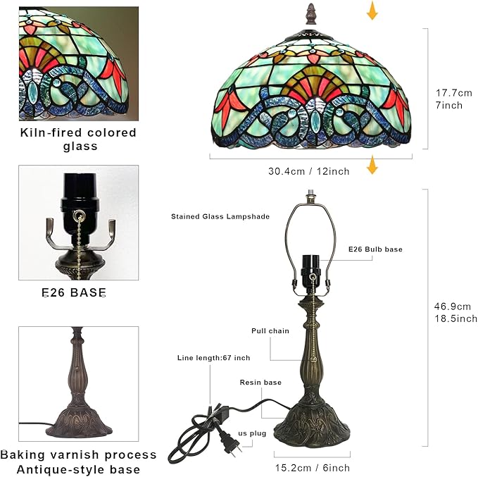 Stained Glass Table Lamp