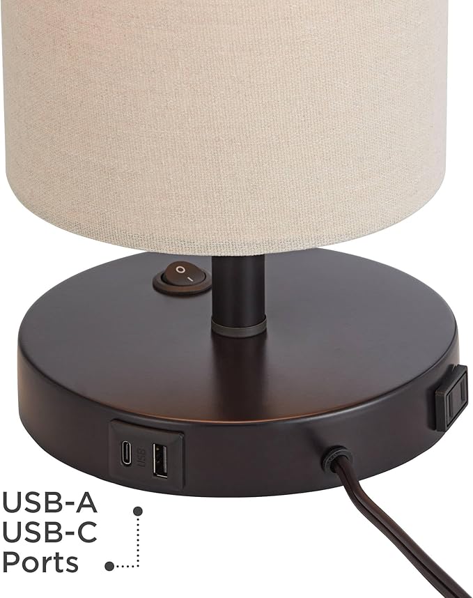 360 Lighting Heyburn 20" High Modern Accent Hotel Style Table Lamp