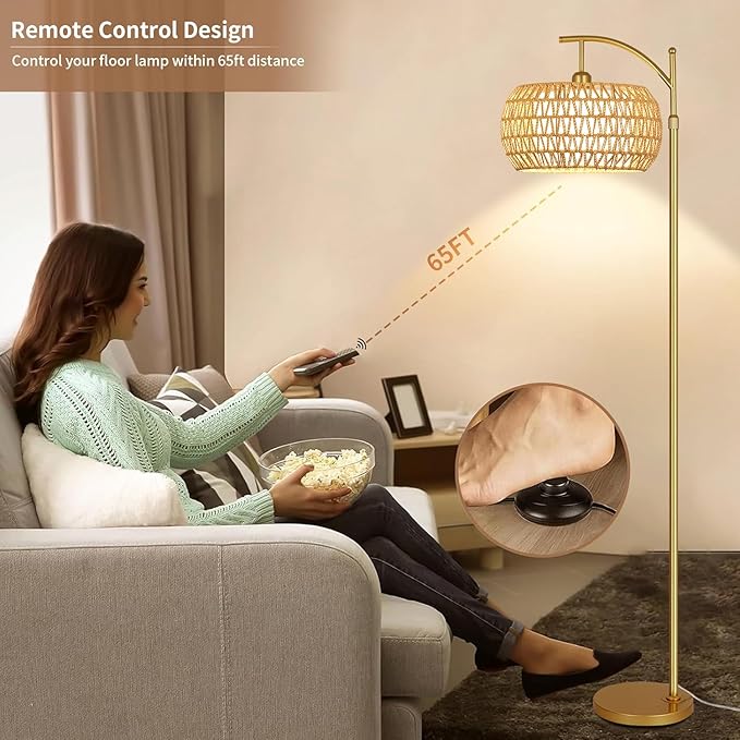 Gold Floor Lamp for Living Room