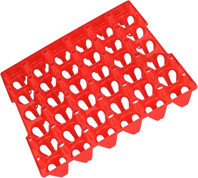 Fydun 5PCS Egg Flats, Flats, Plastic Chicken Cartonsable 30 Cell Crates Holder Tray Container Sets Reusable Trays for Storage Transportation Each Holds Eggs3 Home Farm SuppliesYellow