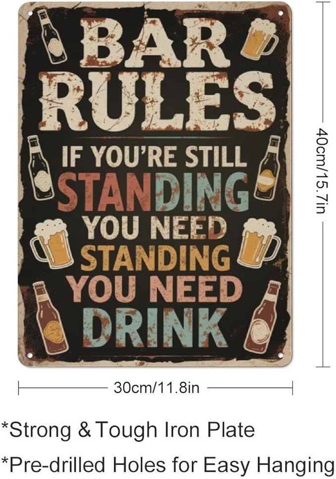 Vintage Metal Sign You Can’t Buy Happiness, But You Can Live on a Farm. Tin Sign Decor Retro Wall Decor For Home Coffee Bar Funny Aluminum Sign 16x12 inch