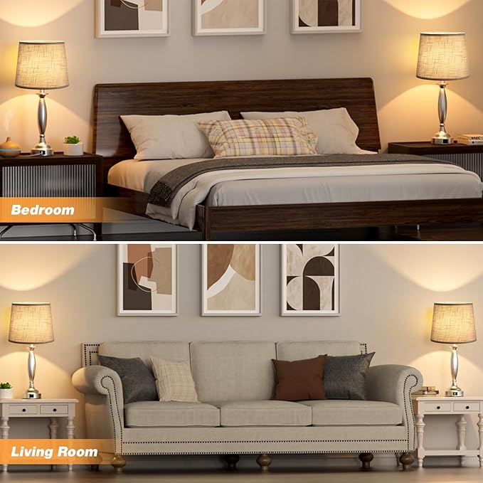 Lamps for Bedrooms Set of 2