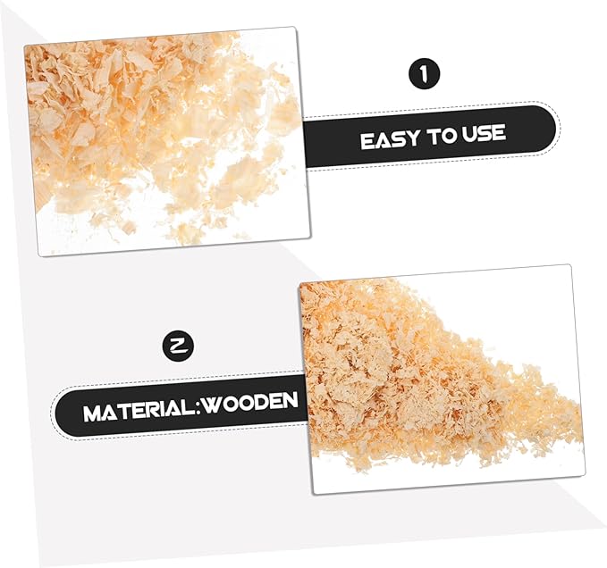 500g Pet Bedding Small Animal Bedding Shavings Cozy Environment for Rabbit Guinea Pig Chicken Coop Snake Reptile Sustainable