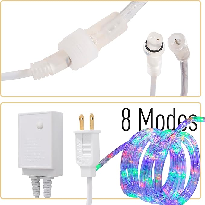 Waterproof LED Rope Lights, Connectable & Flexible