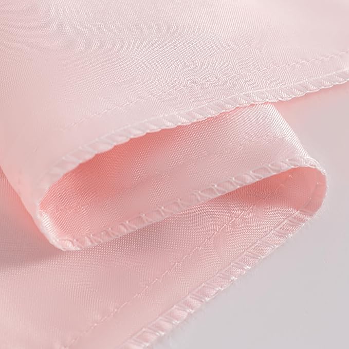 NTBAY Zippered Silk Satin Toddler Pillowcases - 2 Pack Hidden Zipper 13x18 Pillowcases - Luxury and Silky Baby Travel Pillow Covers, Pink