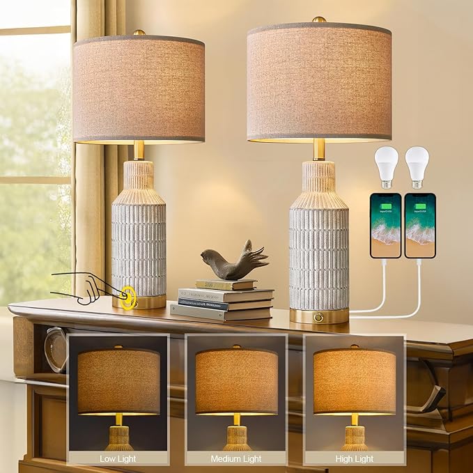25" Modern 3-Way Dimmable Touch Control