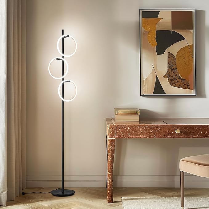 Brightech Saturn Modern Color Changing Floor Lamp