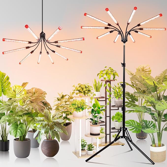 Gamechanger! 90W, NOT 24W, Bright Beyond Your Imagination, 10Head Stand Grow