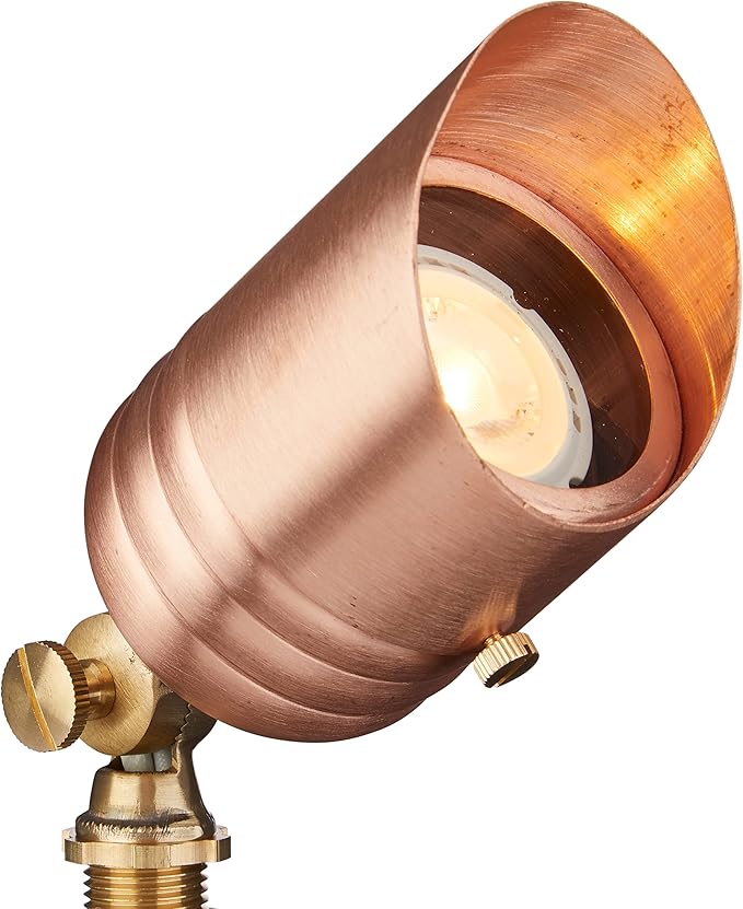 VOLT Fat Boy 12V Solid Copper Outdoor Spotlight