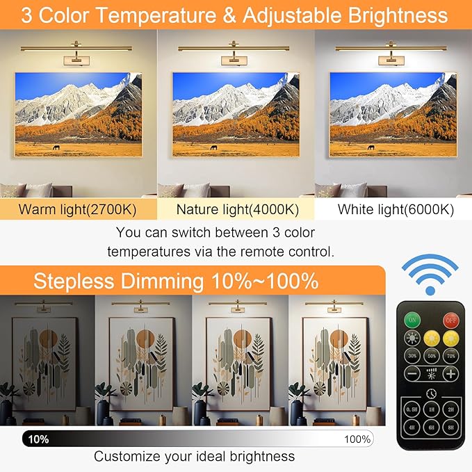Picture Light Battery Operated