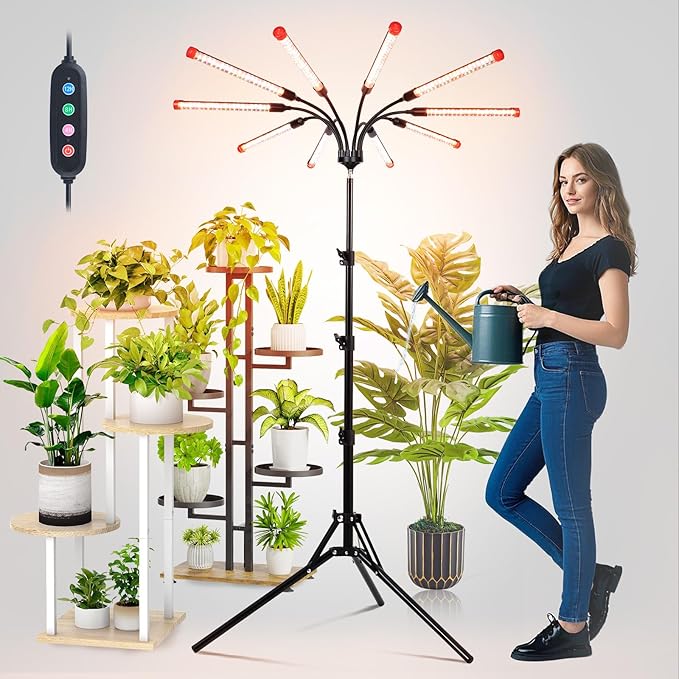 Gamechanger! 90W, NOT 24W, Bright Beyond Your Imagination, 10Head Stand Grow