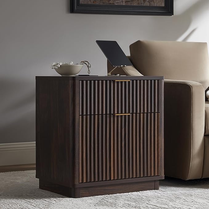 T4TREAM 23'' Fluted Nightstand