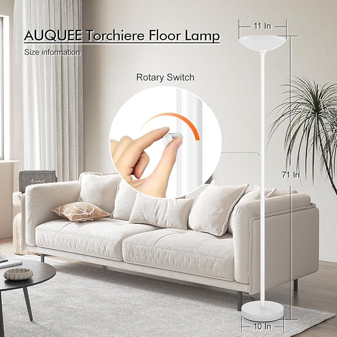 30W Torchiere Floor Lamp