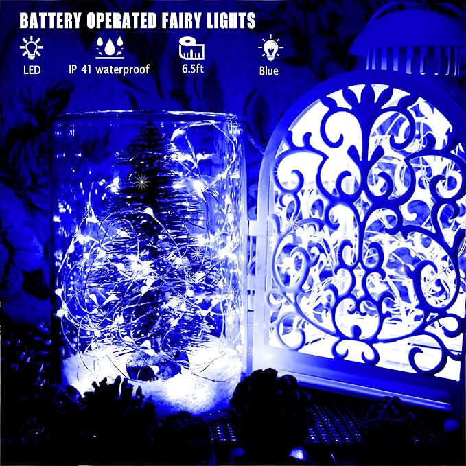 7Ft Starry String Lights No Remote Fairy String Lights 20 Micro Starry LEDs On