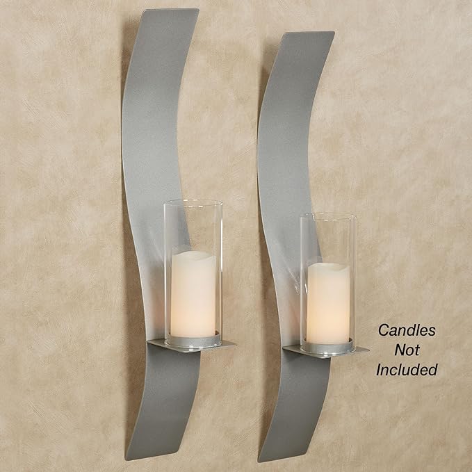 Touch of Class Sinuous Wall Sconce Pair