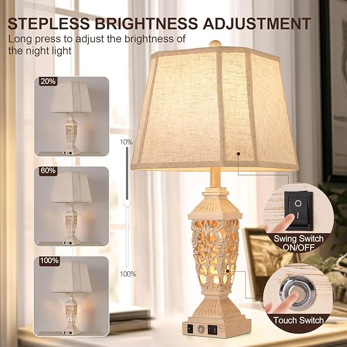 AIDENOEY Farmhouses Table Lamp