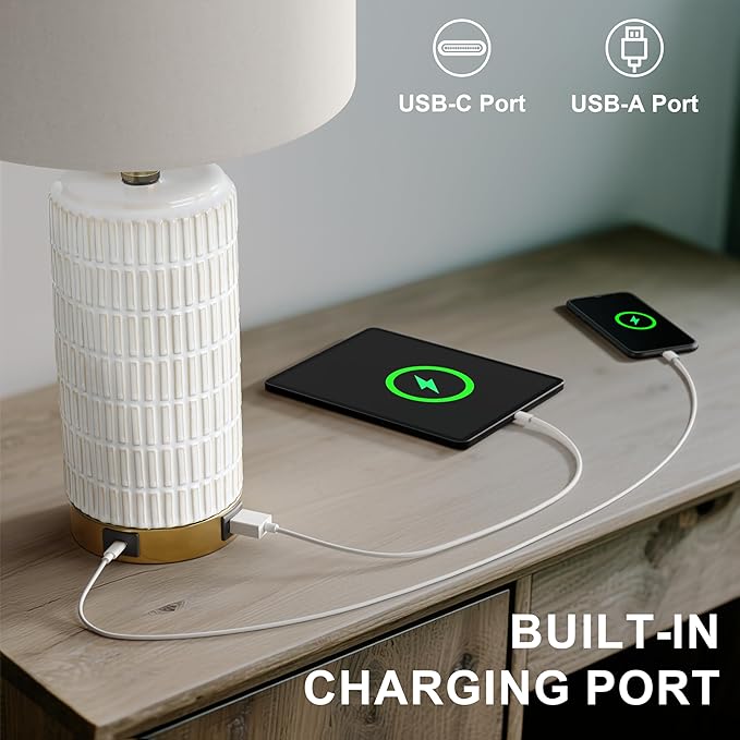 PoKat Small Bedside Table Lamps
