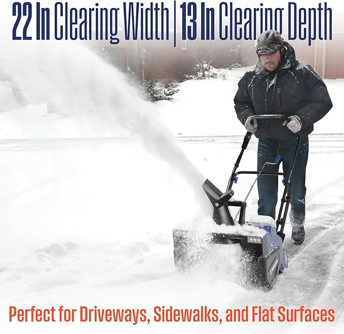 Westinghouse WSnow22T 48V Cordless Snow Blower 22 Inch Tool, Steel Auger, Brushless Motor, 25ft Throwing Distance, Plows 840lbs/min, Compatible with Snow Joe Batteries (Battery & Charger Not Included)