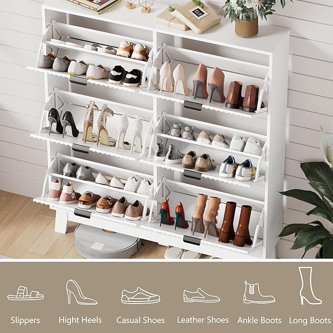 Shoe Cabinet Storage for Entryway