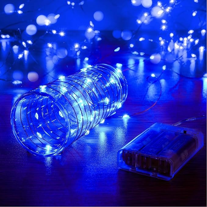 1 Pack 16.4ft Battery Operated String Lights