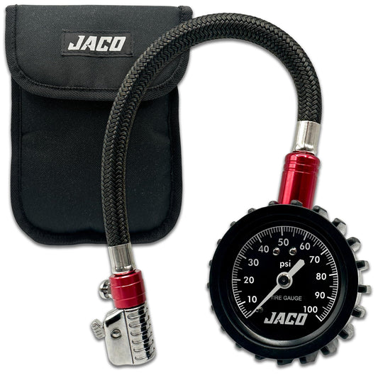 JACO ElitePro-X Tire Pressure Gauge with Lightning Chuck (100 PSI)
